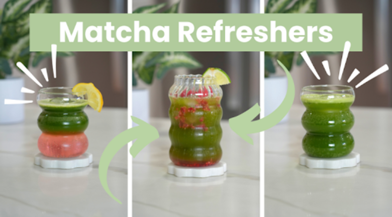 Drinks with Chado: Springtime Matcha Refreshers