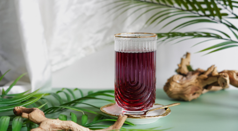Drinks with Chado: Summertime Hibiscus Tea Cocktail