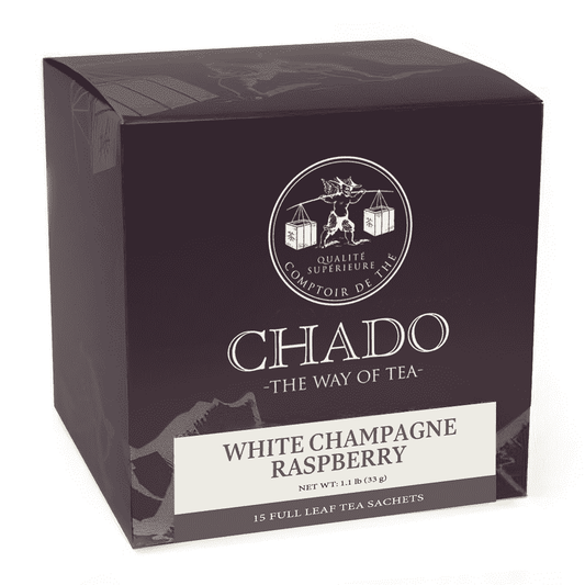 Chado Tea Tea Bags White Champagne Raspberry Tea Bags