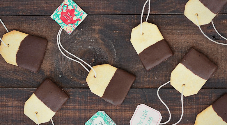 Shortbread Tea Bag Cookies