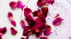 Stop and Drink the Roses: Rose Infused Tea Lattes