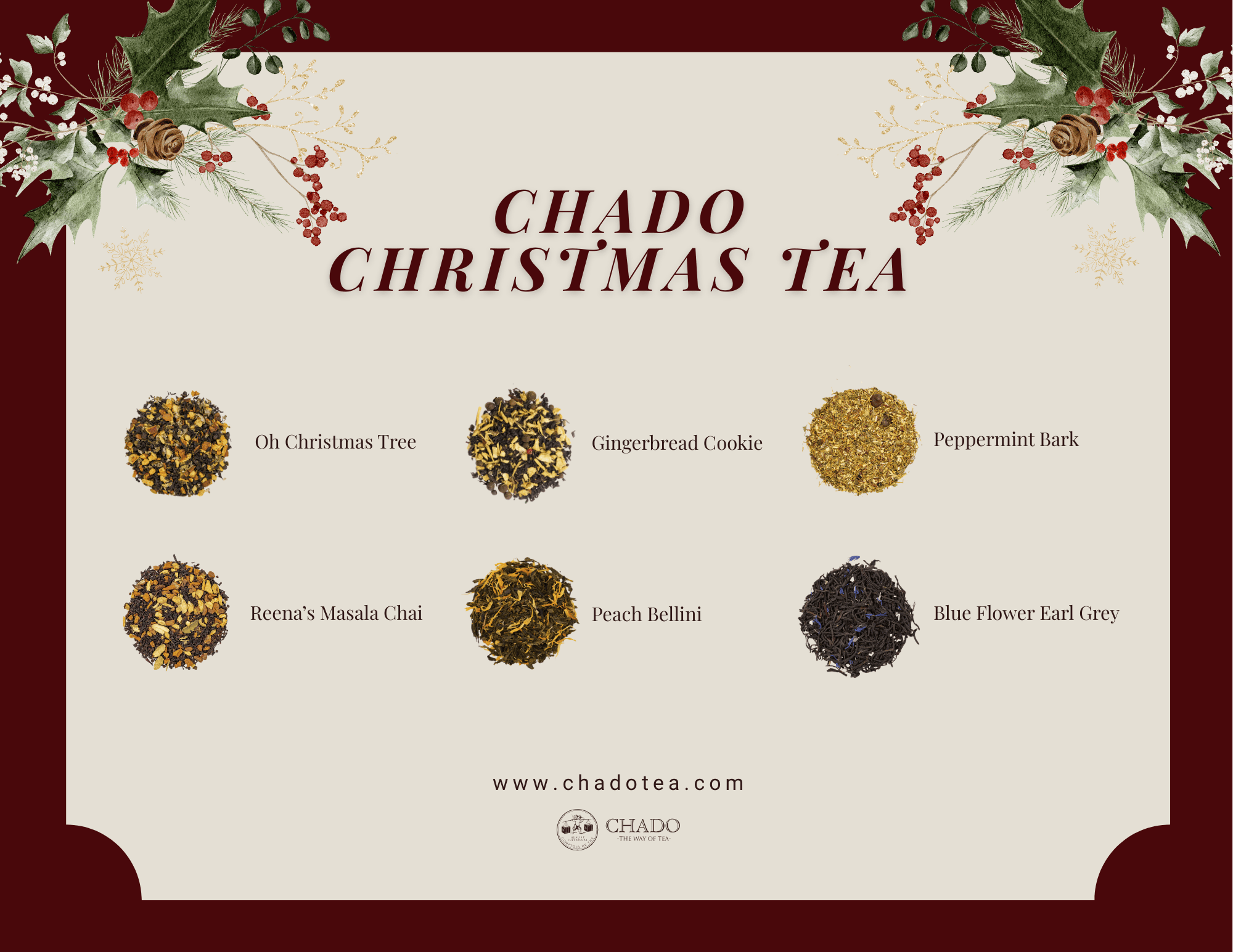 Christmas Tea Gift Box Set