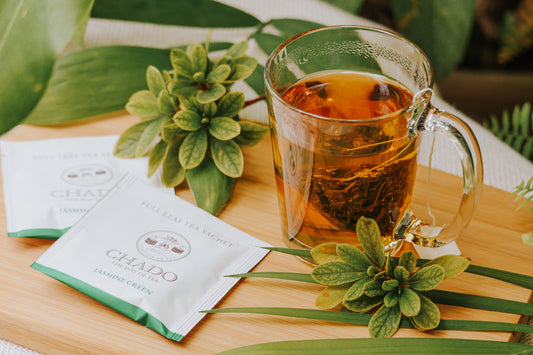 Chado Tea Tea Bags Jasmine Green Pyramid Tea Bags