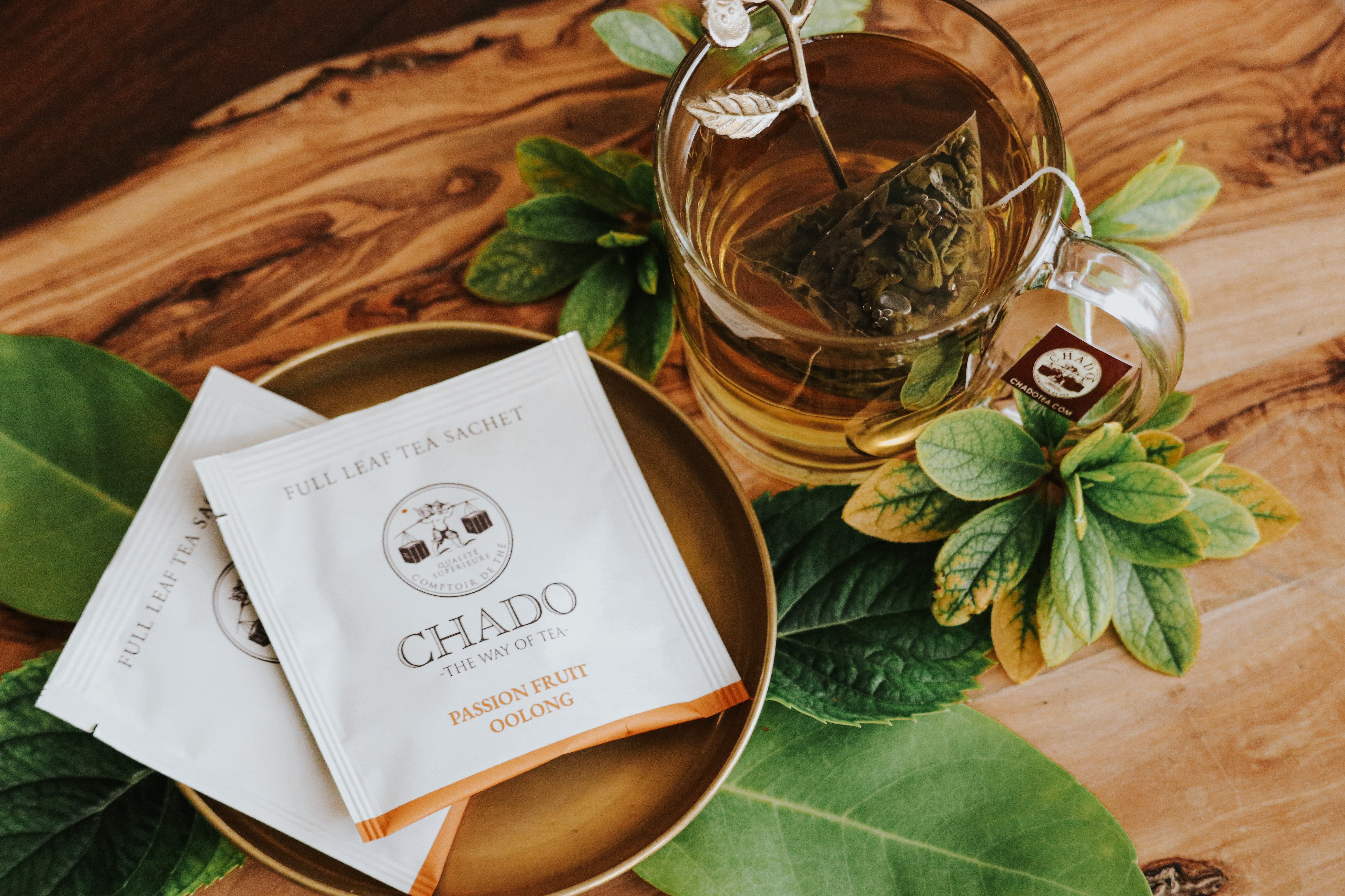 Passion Fruit Oolong Pyramid Tea Bags