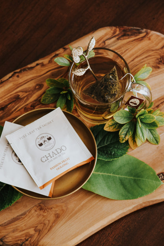 Chado Tea Tea Bags Passion Fruit Oolong Pyramid Tea Bags