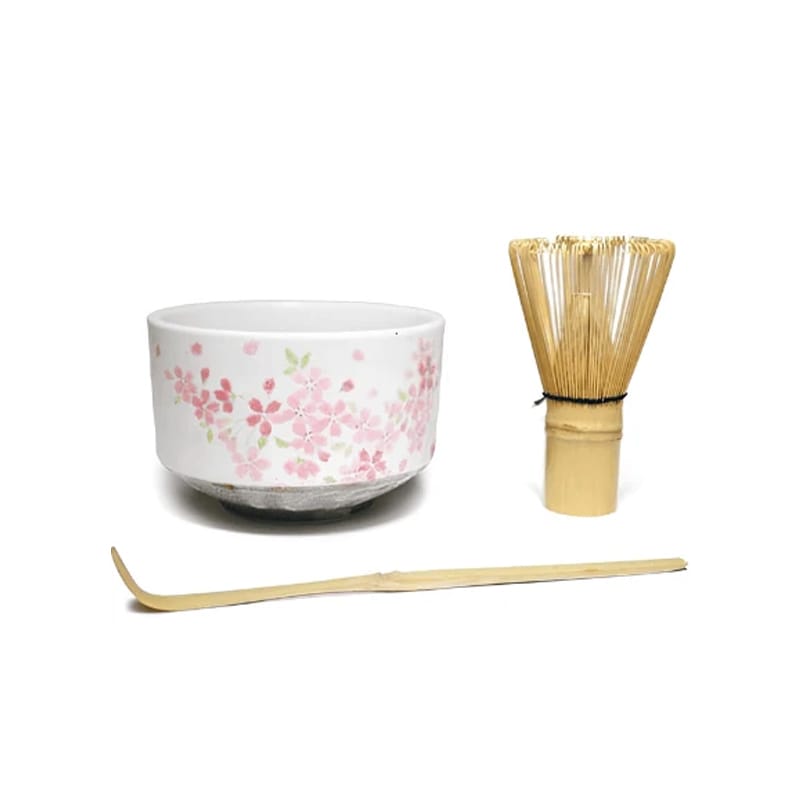Chado Tea Accessory Pink Blossom Matcha Set