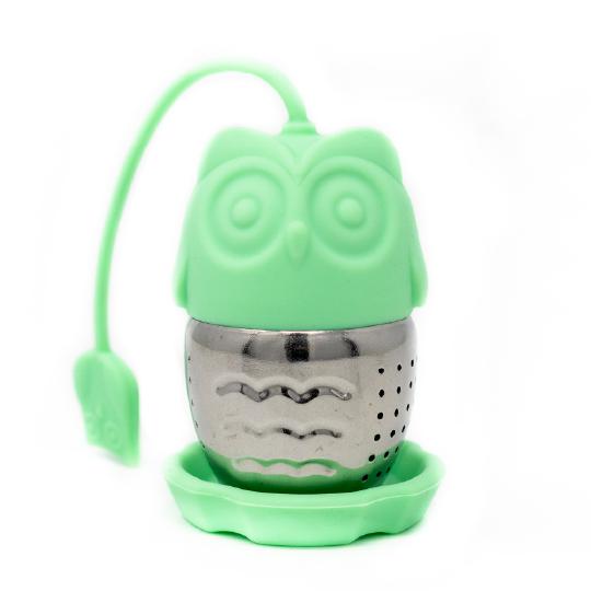 Chado Tea Owl Tea Infuser Green