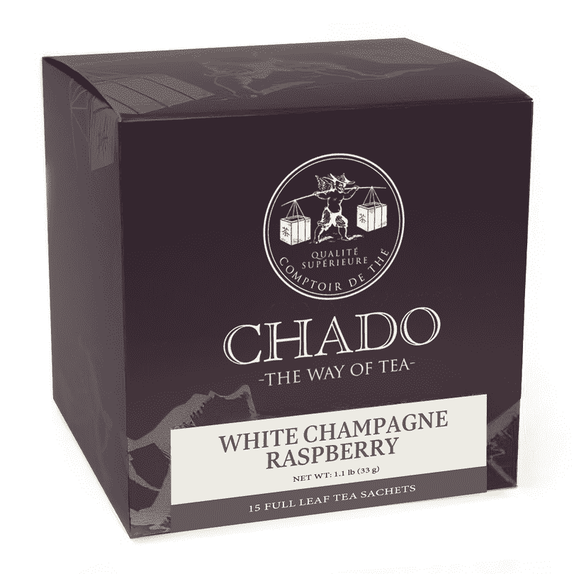 Chado Tea Tea Bags White Champagne Raspberry Tea Bags